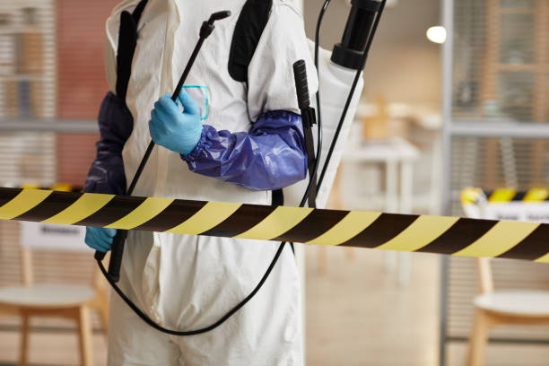 Professional Biohazard technician working in Saddle River, NJ